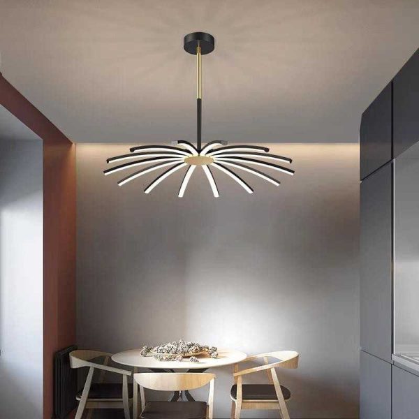 Κρεμαστό φωτιστικό LED Δ68cm με τηλεχειρισμό wifi 2.4G, φως/ψυχρό/θερμό/φυσικό ρυθμιζόμενη ένταση DM-G4065/14
