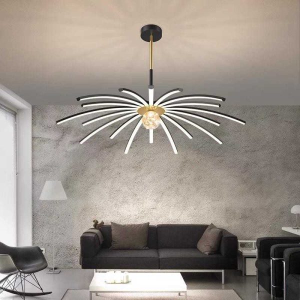 Κρεμαστό φωτιστικό LED Δ90εκ. με τηλεχειρισμό wifi 2.4G, φως/ψυχρό/θερμό/φυσικό ρυθμιζόμενη ένταση DM-G4065/18