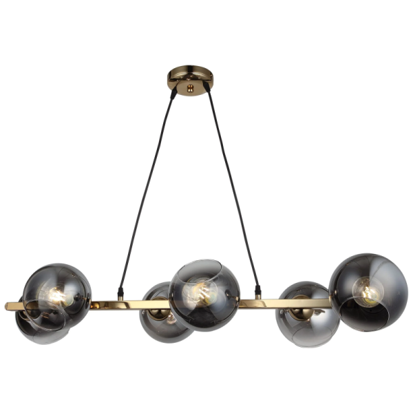 Κρεμαστό Φωτιστικό Titan Κομψό E27 x 6, DM-MX401/6 - Σύγχρονος Σχεδιασμός και Εντυπωσιακός Φωτισμός για Κάθε Χώρο