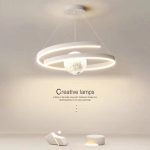 Κρεμαστό LED Φωτιστικό με Τηλεχειρισμό WiFi 2.4G, Ρυθμιζόμενο Φως Κρύο/Ζεστό/Ουδέτερο, 120cm, Προηγμένος Φωτισμός και Σύγχρονο Στυλ DM-G4125 Λευκό