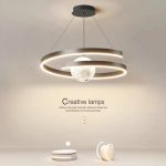 Κρεμαστό LED Φωτιστικό με Τηλεχειρισμό WiFi 2.4G, Ρυθμιζόμενο Φως Κρύο/Ζεστό/Ουδέτερο, 120cm, Προηγμένος Φωτισμός και Σύγχρονο Στυλ DM-G4125 Μαύρο