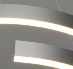 Κρεμαστό LED Φωτιστικό με Τηλεχειρισμό WiFi 2.4G, Ρυθμιζόμενο Φως Κρύο/Ζεστό/Ουδέτερο, 120cm, Προηγμένος Φωτισμός και Σύγχρονο Στυλ DM-G4125 Λευκό