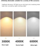 Κρεμαστό φωτιστικό LED Πολυτέλειας Τύπου DM-G3651-40+60, Με Τηλεχειριστήριο, 3 Τύποι Φωτισμού, Ρυθμιζόμενο Ύψος, 120W, Μαύρο