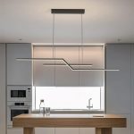 Κρεμαστό LED Φωτιστικό με Τηλεχειρισμό WiFi 2.4G, Ρυθμιζόμενο Φως Κρύο/Ζεστό/Ουδέτερο, 120cm, Προηγμένος Φωτισμός και Σύγχρονο Στυλ DM-G4125 Μαύρο