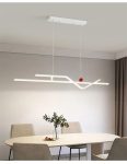 Κρεμαστό LED Φωτιστικό με Τηλεχειρισμό WiFi 2.4G, Ρυθμιζόμενο Φως Κρύο/Ζεστό/Ουδέτερο, 120cm, Προηγμένος Φωτισμός και Σύγχρονο Στυλ DM-G4125 WH