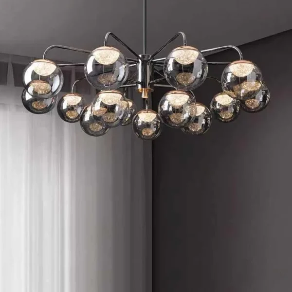 Κομψή Φωτιστική Πηγή DM Living, Μοντέλο DM5970-15, Χρωματισμένος Σχεδιασμός Με 15 Πηγές E27 - Ιδανικό Για Εκλεπτυσμένους Χώρους