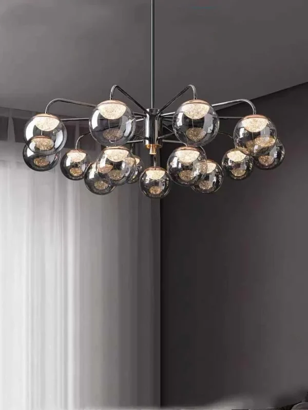 Κομψή Φωτιστική Πηγή DM Living, Μοντέλο DM5970-15, Χρωματισμένος Σχεδιασμός Με 15 Πηγές E27 - Ιδανικό Για Εκλεπτυσμένους Χώρους