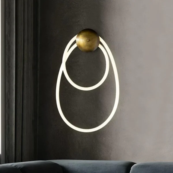 Εφαρμόστε το LED Φωτιστικό DM Living, Μοντέλο R9157/1, Χρυσό/Λευκό - Πρακτική και Κομψή Λύση με 3 Λειτουργίες Φωτισμού για Εσωτερικούς Χώρους.