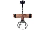 Κρεμαστό Ρουστίκ DM Living, Μοντέλο DM5719-1, Αυθεντικός Σχεδιασμός Με Βάση E27 - Ρυθμιζόμενο Ύψος και Κομψό Μαύρο Φινίρισμα