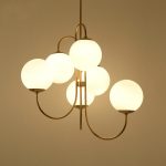 Κρεμαστό φωτιστικό DM Living Exclusive, Μοντέλο DM5968-6, Με Λεπτομερή Καπέλα - Χρυσός Σχεδιασμός, 6 X E27, Ιδανικό Για Σαλόνια Ή Πολυτελείς Δωμάτια