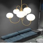 Κρεμαστό φωτιστικό DM Living Exclusive, Μοντέλο DM5968-6, Με Λεπτομερή Καπέλα - Χρυσός Σχεδιασμός, 6 X E27, Ιδανικό Για Σαλόνια Ή Πολυτελείς Δωμάτια