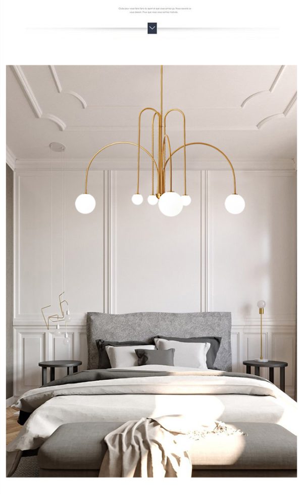 Κρεμαστό φωτιστικό DM Living Premium, Μοντέλο DM5967-8, Με Κομψές Κουμπώσεις - Σύγχρονος Φωτισμός Με 8 X G9, Ιδανικός Για Χώρους Υψηλής Κλάσης