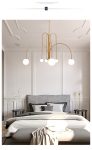 Κρεμαστό φωτιστικό DM Living Premium, Μοντέλο DM5967-8, Με Κομψές Κουμπώσεις - Σύγχρονος Φωτισμός Με 8 X G9, Ιδανικός Για Χώρους Υψηλής Κλάσης
