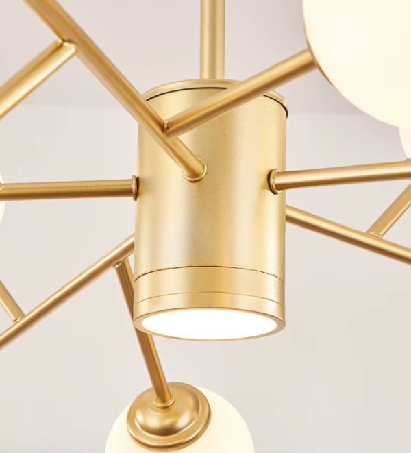 Κρεμαστό φωτιστικό DM Living Κομψό, Μοντέλο DM5965-15, Με Καπέλα - Εκλεπτυσμένος Φωτισμός Με 15 X G9, Ιδανικό Για Πολυτελή Εσωτερικά.