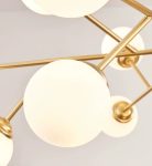 Κρεμαστό φωτιστικό DM Living Κομψό, Μοντέλο DM5965-15, Με Καπέλα - Εκλεπτυσμένος Φωτισμός Με 15 X G9, Ιδανικό Για Πολυτελή Εσωτερικά.