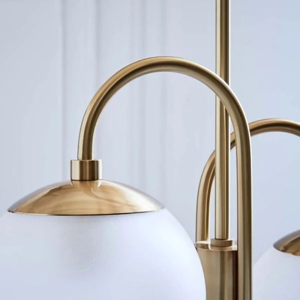 Κρεμαστό φωτιστικό DM Living Exclusive, Μοντέλο DM5968-6, Με Λεπτομερή Καπέλα - Χρυσός Σχεδιασμός, 6 X E27, Ιδανικό Για Σαλόνια Ή Πολυτελείς Δωμάτια