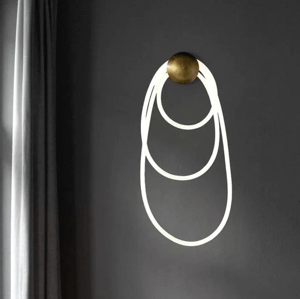 Εφαρμόστε το LED Φωτιστικό DM Living, Μοντέλο R9157/1, Χρυσό/Λευκό - Πρακτική και Κομψή Λύση με 3 Λειτουργίες Φωτισμού για Εσωτερικούς Χώρους.