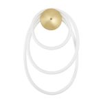Εφαρμόστε το LED Φωτιστικό DM Living, Μοντέλο R9157/1, Χρυσό/Λευκό - Πρακτική και Κομψή Λύση με 3 Λειτουργίες Φωτισμού για Εσωτερικούς Χώρους.