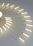 Φωτιστικό LED DM Living, Μοντέλο DM5966-42, 3 Τύποι Φωτισμού, 60W, Χρυσό
