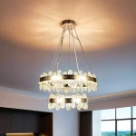 Κρεμαστό φωτιστικό LED RFAN με 2 LED και τηλεχειριστήριο, 3 τύποι φωτισμού, ρυθμιζόμενη ένταση.