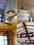 Κρεμαστό Ρουστίκ DM Living, Μοντέλο DM608-1, 1 x E27, Ρυθμιζόμενο Ύψος, Μαύρο