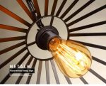Κρεμαστό Ρουστίκ DM Living, Μοντέλο DM607-1, 1 x E27, Ρυθμιζόμενο Ύψος, Μαύρο