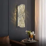 Εφαρμογή LED Μοντέλο DM-B6720, Κρυσταλλική Υφή, 3 Τύποι Φωτισμού, 10W, Ασημί