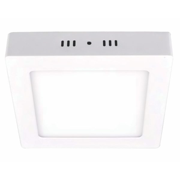 Τετράγωνο Spot Led 220X220X37mm, Επιτοίχιο, 18W=150W, 4100K, Ουδέτερο Φως